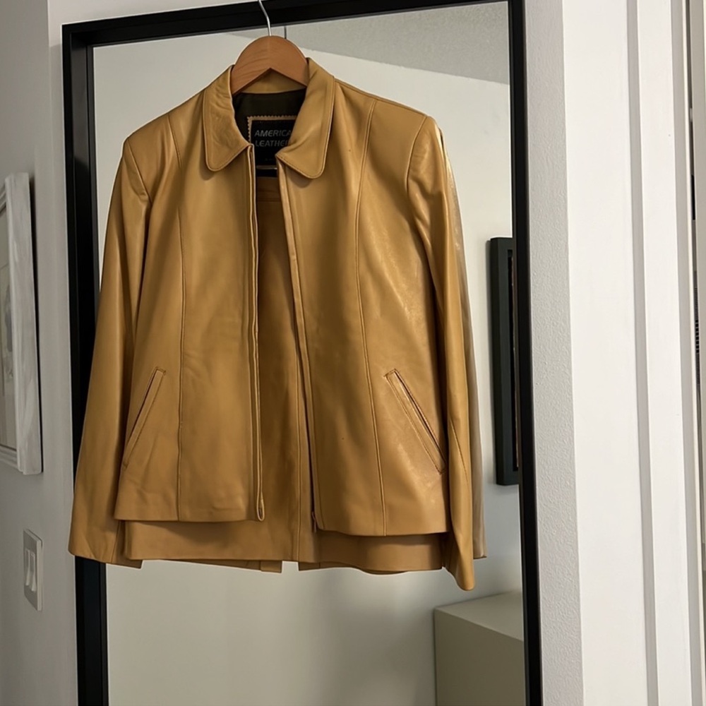 Leather pants and jacket
